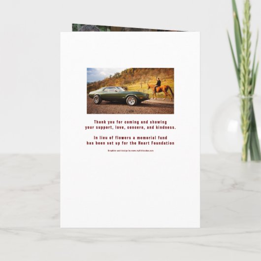 Passage d'une légende Programme de services funéra (Dos)