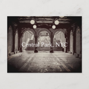 Passage onder Briefkaart van Bethesda Terrace