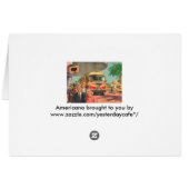 Passagers vintages en vacances au dépôt de bus (Dos Horizontal)