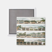 Passagiers en vracht op de eerste Franse lijn Magneet (Voorkant / Achterkant)