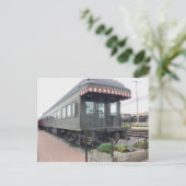 Passagiersauto.  Strasburg Railroad Briefkaart (Staand voorkant)
