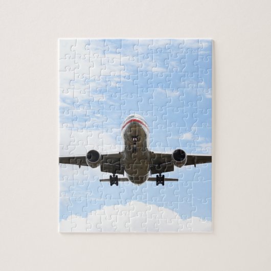 Passagiersvliegtuig Legpuzzel (Verticaal)