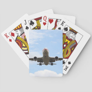Passagiersvliegtuig Pokerkaarten