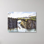 Passaic Herfsten in New Jersey, fijn kunstschilder Canvas Afdruk (Voorkant)