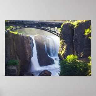 Passaic Watervallen Poster