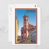 Passau - Pfarrkirche St Paul Briefkaart (Voorkant / Achterkant)