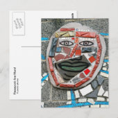 Passayunk Mural Face Briefkaart (Voorkant / Achterkant)