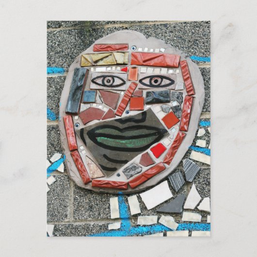 Passayunk Mural Face Briefkaart (Voorkant)