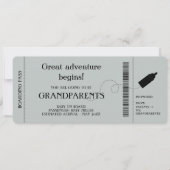 Passe D'Embarquement Faire-part De Grossesse Pour (Devant)