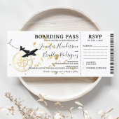 Passe d'embarquement Faire-part de mariage des île