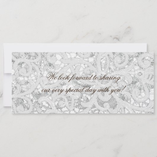 Passe d'embarquement Lin Faire-part de mariage Tur (Dos)