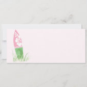 Passe d'embarquement tropical Invitation d'anniver (Dos)