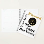 Passé l'examen à barres (Personnaliser et année) (Devant avec enveloppe)