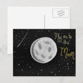 Passe-moi à la carte postale de la Lune (Devant / Derrière)