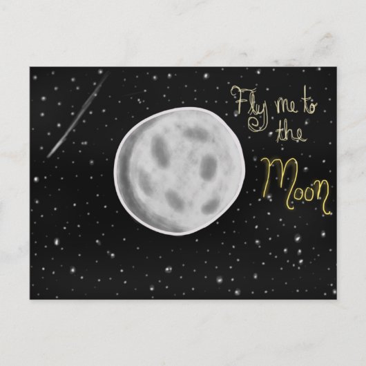 Passe-moi à la carte postale de la Lune (Devant)