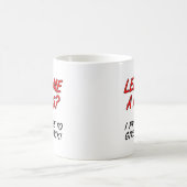 Passe-moi un baiser Mug drôle (Centre)
