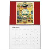 Passe-temps vintages - calendrier (Jan 2027)