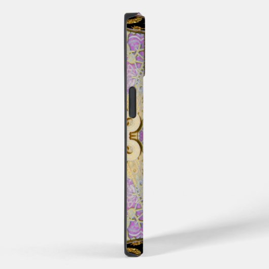 Passementerie Madeline Elegant Damask Monogram Case-Mate iPhone Case (Achterkant / Rechts)