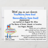 Passen getrouwd Aankondiging Elope aan Las Vegas (Achterkant)