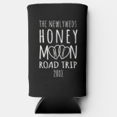 Passen getrouwd Honeymoon Road Trip Monogrammed (Voorkant)