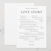 Passen getrouwd houden van het verhaal Wedding Gam Kaart (Voorkant / Achterkant)