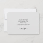 Passen getrouwd Matig paar foto Hartelijk dank (Achterkant)