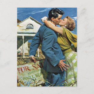 Passen getrouwd met  liefde en Romance kopen Eerst Aankondigingskaart