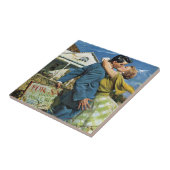 Passen getrouwd met  liefde en Romance kopen Eerst Tegeltje (Zijkant)