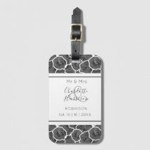 Passen getrouwd Mr en Mrs Grey Rozen gepersonalise