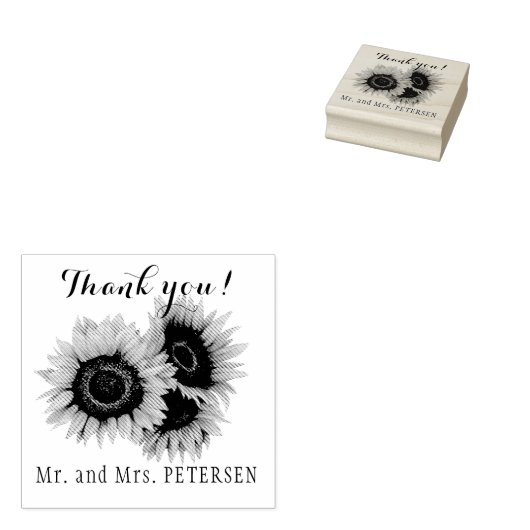 Passen getrouwd Mr en Mrs naam rustieke bruiloft D Rubberstempel (Gestempeld)