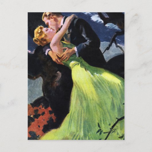 Passen getrouwd van de Romance van de  Liefde, Ver Briefkaart (Voorkant)