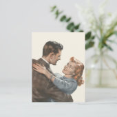 Passen getrouwd van de  Romance zullen we dansen? Briefkaart (Staand voorkant)