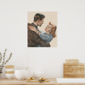 Passen getrouwd van de  Romance zullen we dansen? Poster (Keuken)