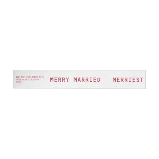 Passen getrouwd van het Merry Married Merriest Red (Individueel)
