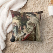 Passen getrouwd, Victoriaans bride Tossing Bouque Kussen (Deken)