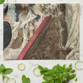 Passen getrouwd, Victoriaans bride Tossing Bouque Theedoek (Gevouwen)