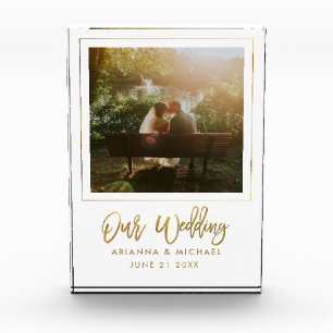 Passen getrouwd voor weddenschappen met Gift Keepo Fotoblokken