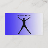 passend blauw visitekaartje (Achterkant)