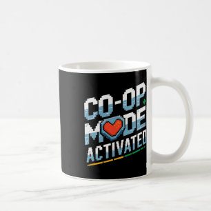 Passend gamer-koppel Retro-gaming co-op-modus Acti Koffiemok