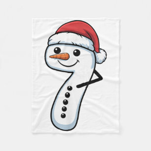 Passende 67 Sneeuwman Koppel Kerst Meme - Nummer Fleece Deken