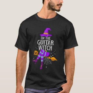 Passende gezinskostuum Ik ben de gitaarheks Hallo T-shirt