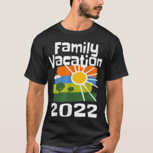 Passende gezinsvakantie 2022 Uitstapje Strandtrip T-shirt