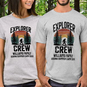 Passende gezinsvakantie Kamp BigFoot Explorer Cre T-shirt