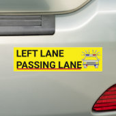 Passende lijn bumpersticker (Op auto)