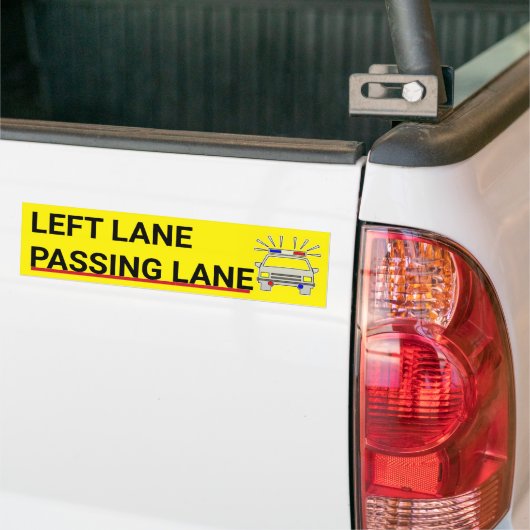 Passende lijn bumpersticker (Op Truck)
