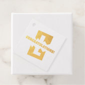 Passende rijtest bedankjes labels (Met doos)