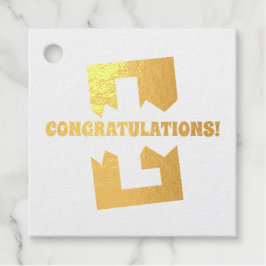 Passende rijtest bedankjes labels