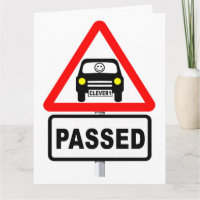 Passende rijtest Road Signage Graphic Card