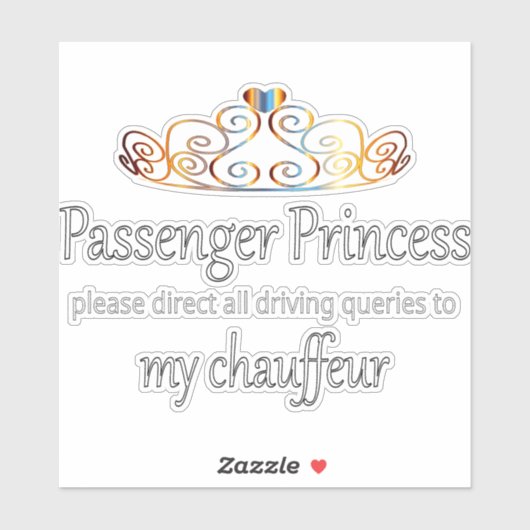 Passenger Princess Sticker (Vel)