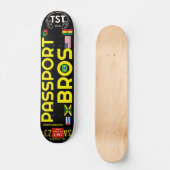 PASSEPORT BROS 7 3/4" Planche de skateboard (Recto)